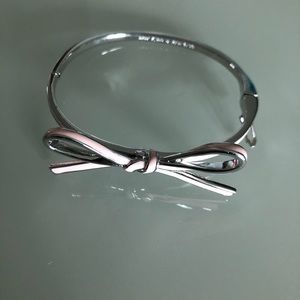 Kate Spade Silver Pink Box Bracelet
